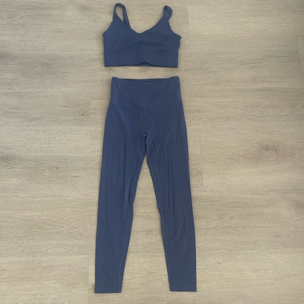Blue legging set